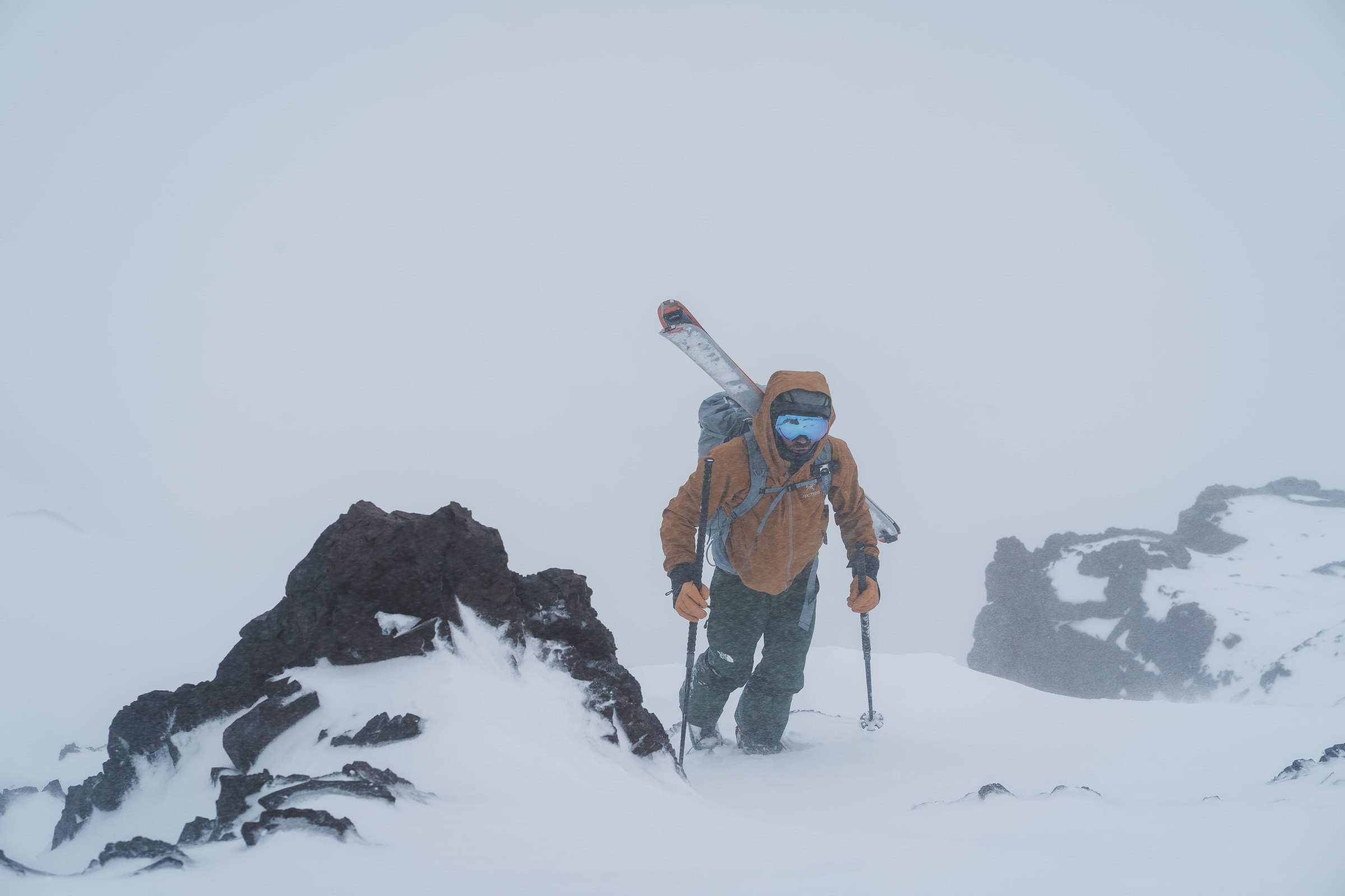 Traversee a ski et meteo montagne dans le massif du Toubkal, Haut Atlas marocain