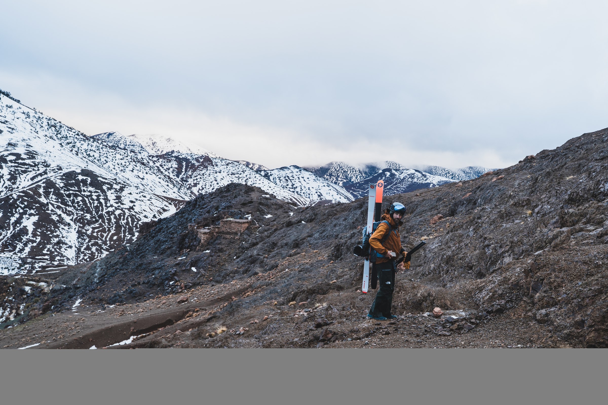 Traversee a ski et meteo montagne dans le massif du Toubkal, Haut Atlas marocain