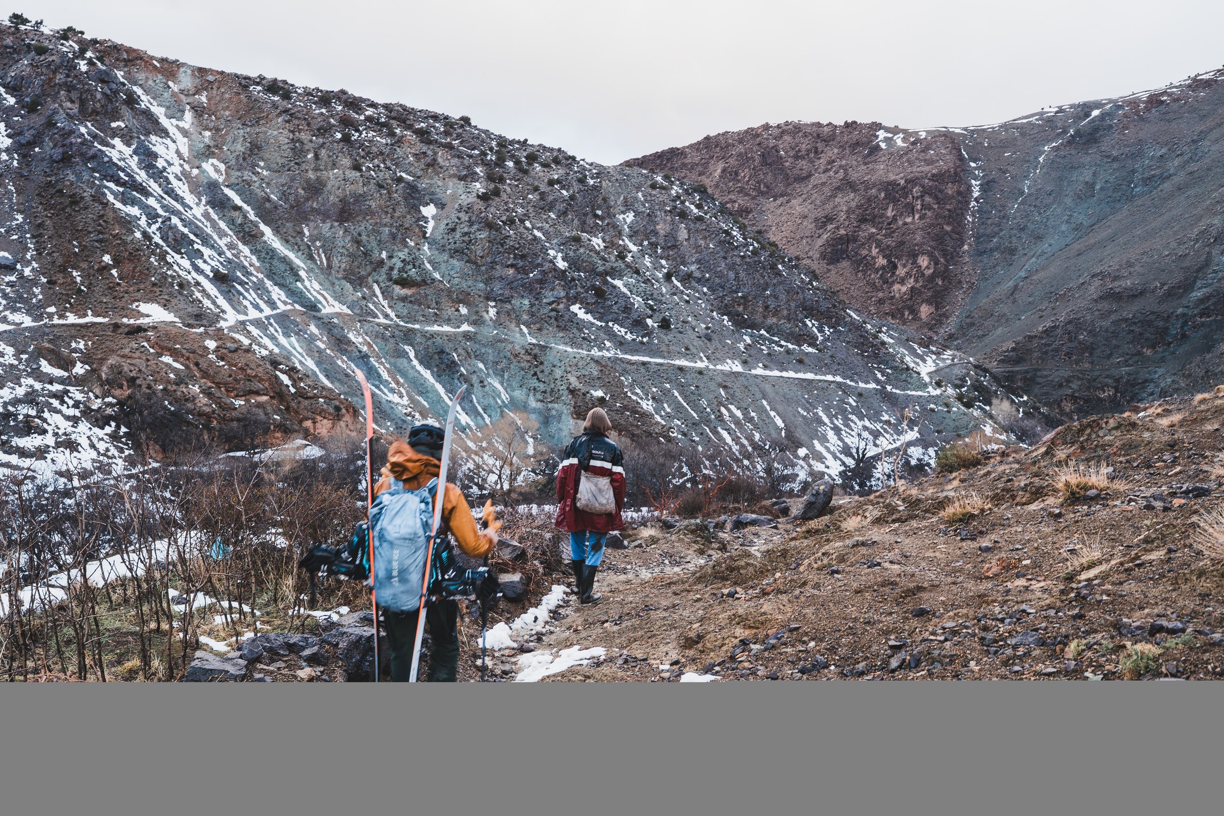 Traversee a ski et meteo montagne dans le massif du Toubkal, Haut Atlas marocain