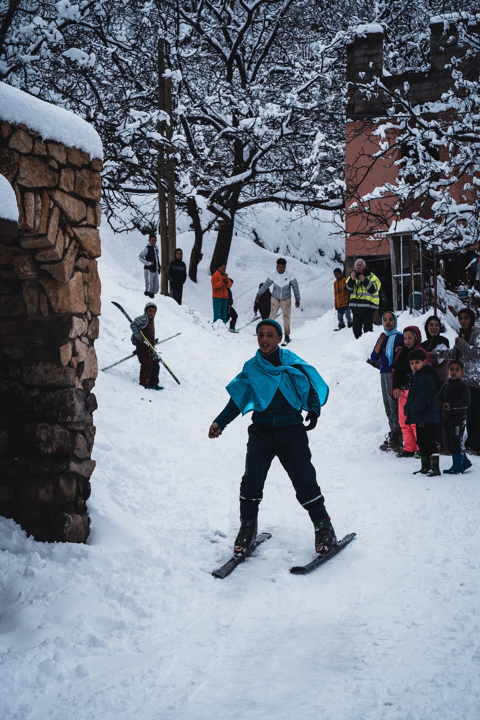 Vie de village et accueil berbere dans le massif du Toubkal, Haut Atlas marocain