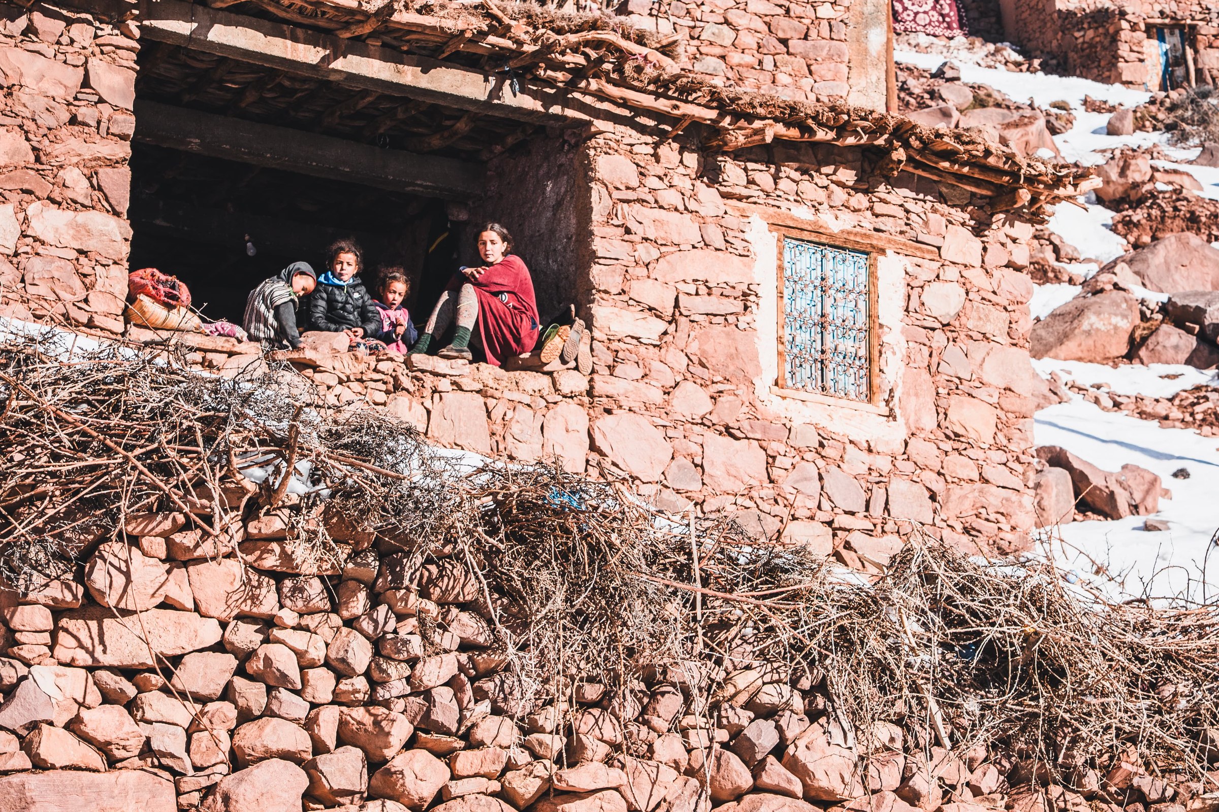 Villages berberes et rencontres dans le massif du Toubkal, Haut Atlas marocain