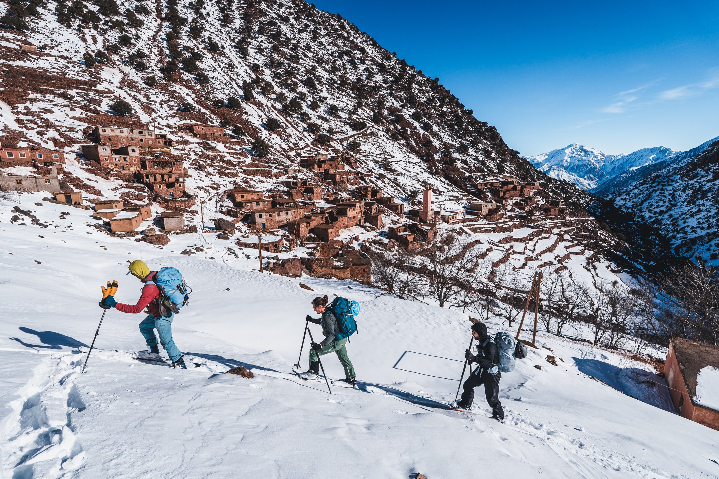 Villages berberes et rencontres dans le massif du Toubkal, Haut Atlas marocain