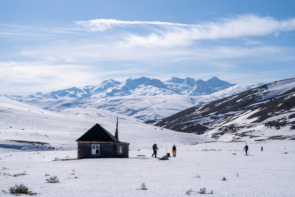 Yann Borgnet en alpinisme dans une goulotte