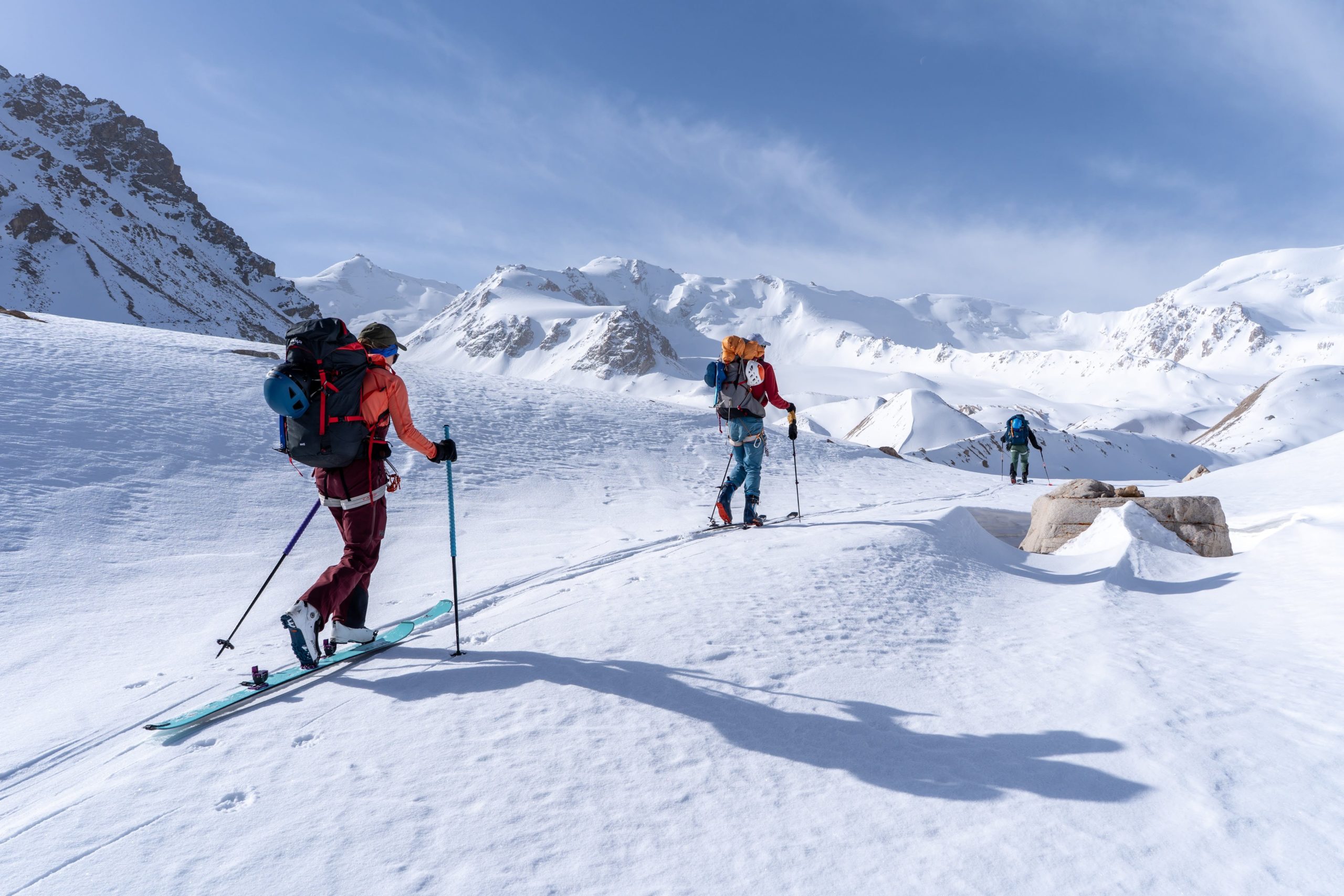 Ski de randonnée dans la vallée de Talgar, Ile Alatau, Kazakhstan