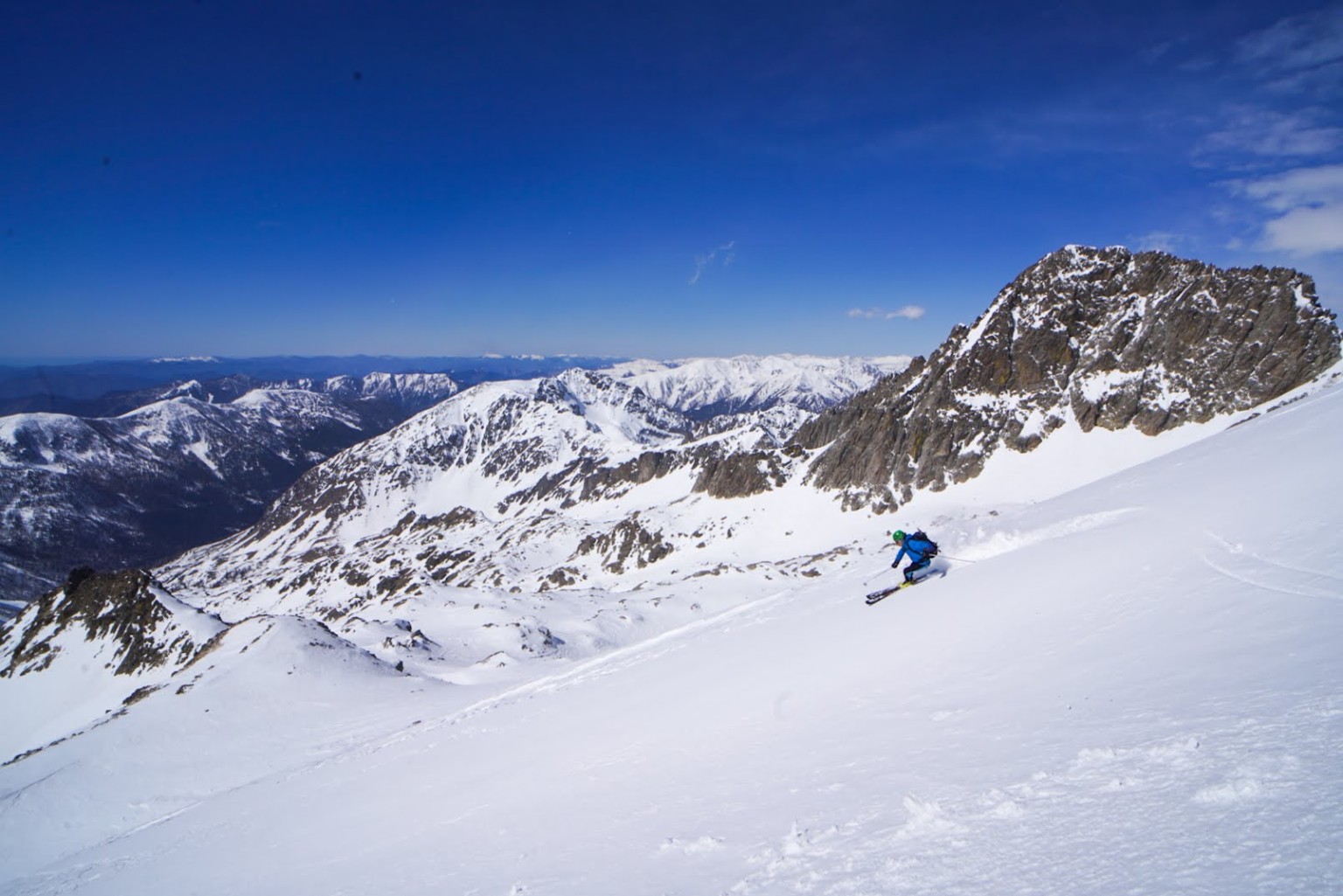 Descente à ski dans l’Argentera et le Mercantour